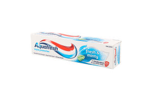 Паста зубная с фтором Fresh&Minty Triple protection Aquafresh 50мл