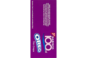 Nabisco Oreo Thin Crisps 100 Cal Baked Chocolate Wafer Snack Packs - 6 Ct