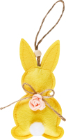 Прикраса Заєць з квіткою на підвісці декор 958391