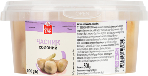 Часник солоний Fine Life відро 500г