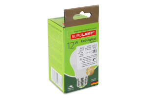 Лампа світлодіодна 12W E27 3000K Ecological Eurolamp 1шт