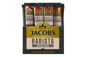 Кофе растворимый сублимированный с молотым Americano Barista Editions Jacobs м/у 1.8г