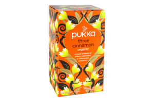 Смесь травяная органическая Three cinnamon Pukka к/у 40г