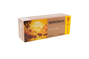 Чай чорний цейлонський байховий дрібний Ceylon Monomax в/с к/у 45х2г