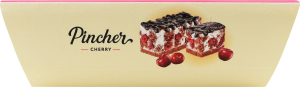 Торт бісквітний Пінчер з вишнею Nonpareil лоток 800г