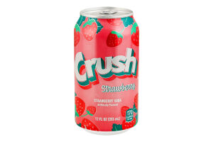 Напій Crush Strawberry б/алкогольний газований з/б