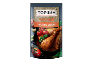 Маринад Томати та базилік Торчин д/п 160г