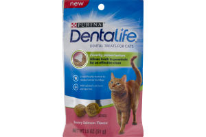 Purina Dentalife Dental Treats for Cats Savory Salmon