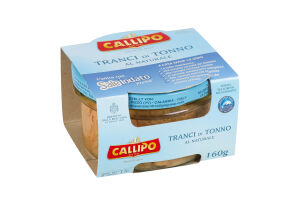 Тунец в собственном соку Callipo Иелоуфин с/б 160г