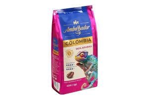 Кофе жареный в зернах Colombia Single origins Ambassador м/у 400г