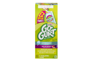 Yoplait Go-Gurt Low Fat Yogurt Cotton Candy / Melon Berry - 8 CT
