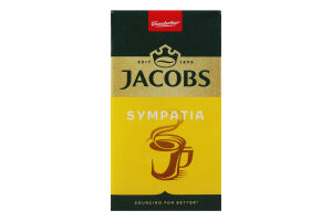 Кофе натуральный жареный молотый Симпатия Jacobs м/у 250г
