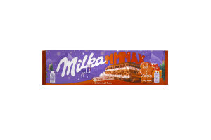 Шоколад молочний з начинкою з ванільним смаком та пряним печивом Mmmax Milka м/у 300г