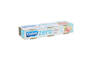 Тунец в собственном соку Zero Calvo к/у 3х65г