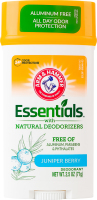 Дезодорант з натуральними дезодоруючими речовинами Ялівець Essentials Arm&Hammer 71г