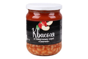 Фасоль в томатном соусе Вкусная Консерваторія с/б 480г