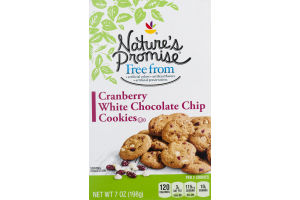 Nature's Promise Cookies Cranberry White Chocolate Chip
