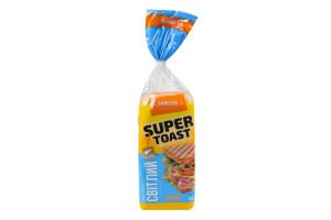 Хліб нарізний світлий Тост Super toast Київхліб м/у 350г