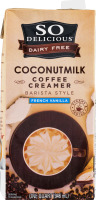 So Delicious Dairy Free Coconutmilk Coffee Creamer Barista Style French Vanilla