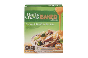 Healthy Choice Baked Chicken & Rice Cheddar Bake