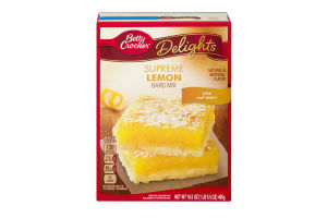 Betty Crocker Delights Supreme Lemon Bars Mix