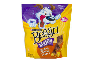 Purina Beggin Strips Dog Snack Bacon & Cheese Flavors