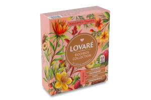 Чай ройбуш асорті Rooibos collection Lovare к/у 32х1.5г