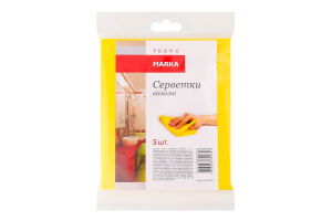 Салфетки вискозные 30х34см Marka Promo 3шт