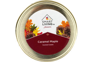 Smart Living Autumn Caramel Maple Scented Candle