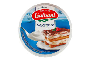 Сир 80% свіжий Mascarpone Galbani ст 500г