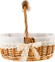 Кошик з лози L008 GRNW 26*21*10*25 см