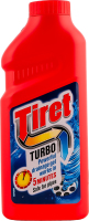 Гель для видалення засмічення в трубах Turbo Tiret 500мл