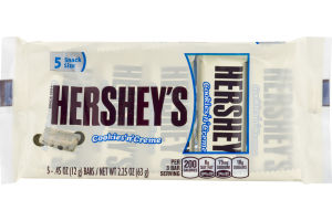 HERSHEY'S Cookies ‘n’ Creme Bars, 5 Count