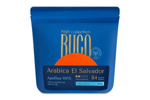 Кофе натуральный жареный молотый Arabica El Salvador Buco д/п 250г