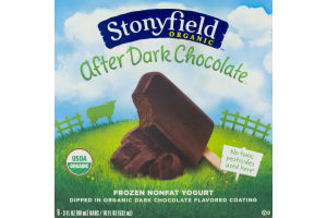 Stonyfield Organic Frozen Nonfat Yogurt After Dark Chocolate - 6 CT