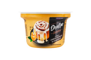Десерт кисломолочний 5% з наповнювачем Зі смаком сінабон з корицею та мандарином Деліссімо Selection Danone ст 180г