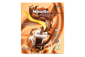 Кава Шоколад мелена смажена 10г в дріпах Мінеллі