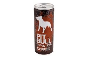 Напій енергетичний безалкогольний сильногазований Coffee Pit Bull з/б 250мл