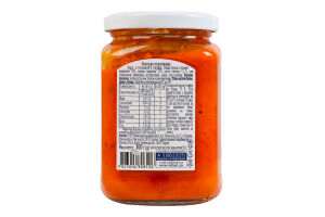 Икра из сладкого перца стерилизованная Ніжин с/б 300г