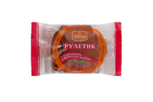 Рулетик с начинкой с ароматом малины Рум'янець м/у 100г