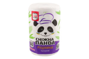 Полотенца бумажные 2-х слойные 500 листов Jumbo roll Сніжна Панда 1шт