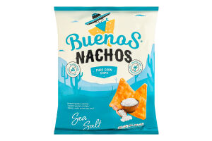 Чипсы кукурузные с морской солью Nachos Buenos м/у 90г