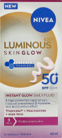 Флюид дневной SPF 50+ Сияние кожи Luminous630 Nivea 40мл