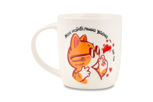 Кухоль Котячий пощастило 330мл порцеляна GGP