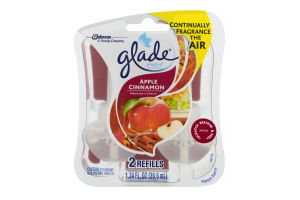Glade PlugIns Scented Oil Refills Apple Cinnamon - 2 CT