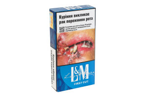 Сигарети з фільтром L&M First Cut Long Blue 20шт