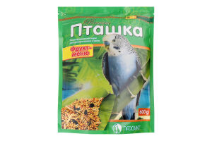Корм д/декоративних птахів Пташка Преміум Фрукт-меню 600г Продукт