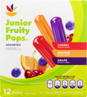 Ahold Junior Fruity Pops Assorted - 12 CT
