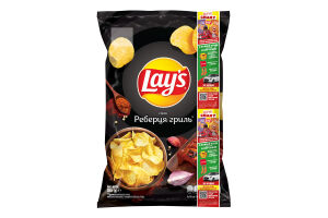 Чіпси картопляні Реберця гриль Lay's м/у 120г
