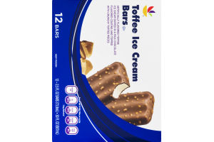 Ahold Toffee Ice Cream Bars - 12 CT